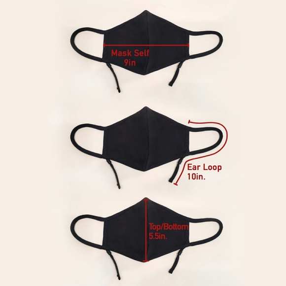 unisex face masks/ mask/ face cover - Picture 4 of 4